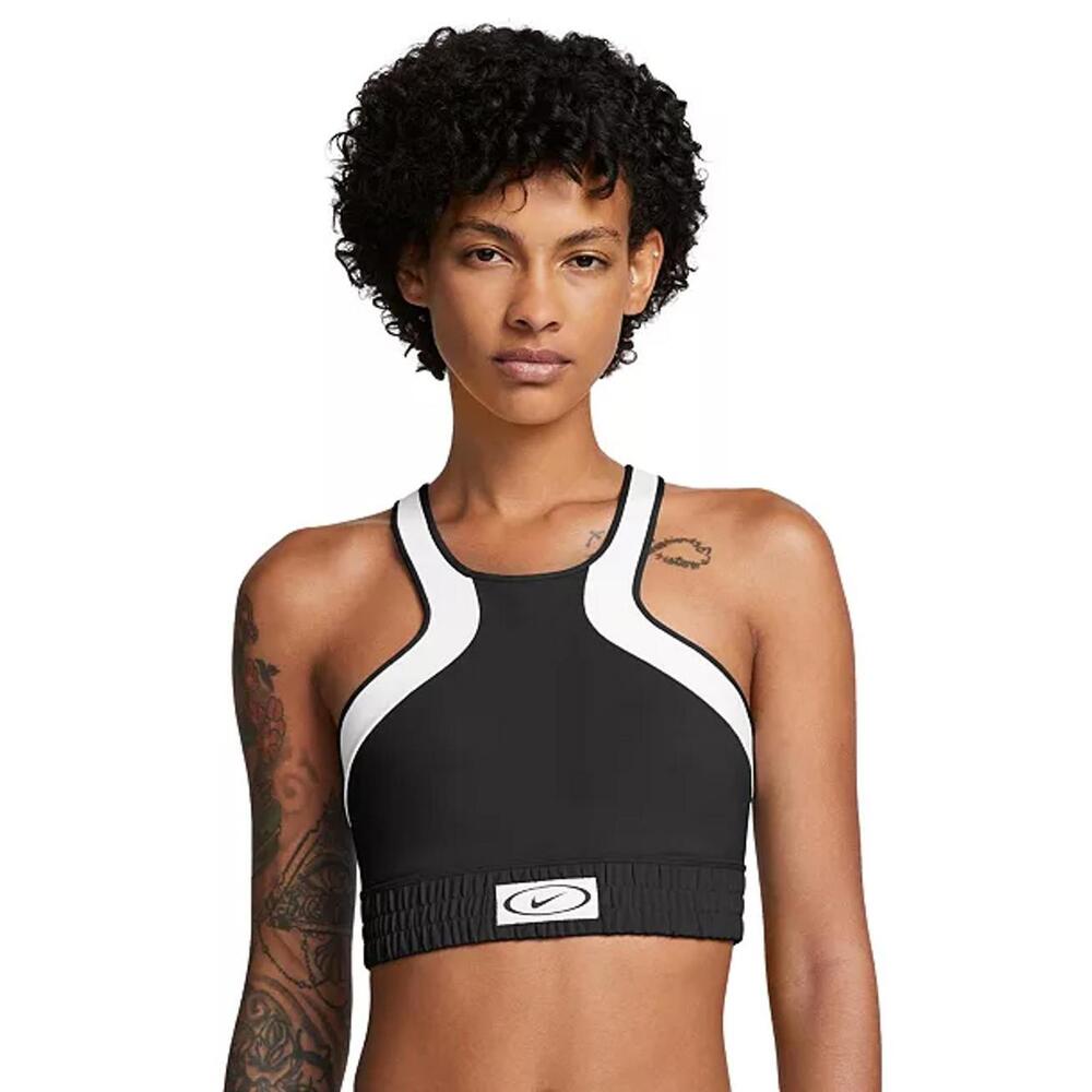 Nike Women's High-Neck Colorblock Medium-Support Sports Bra